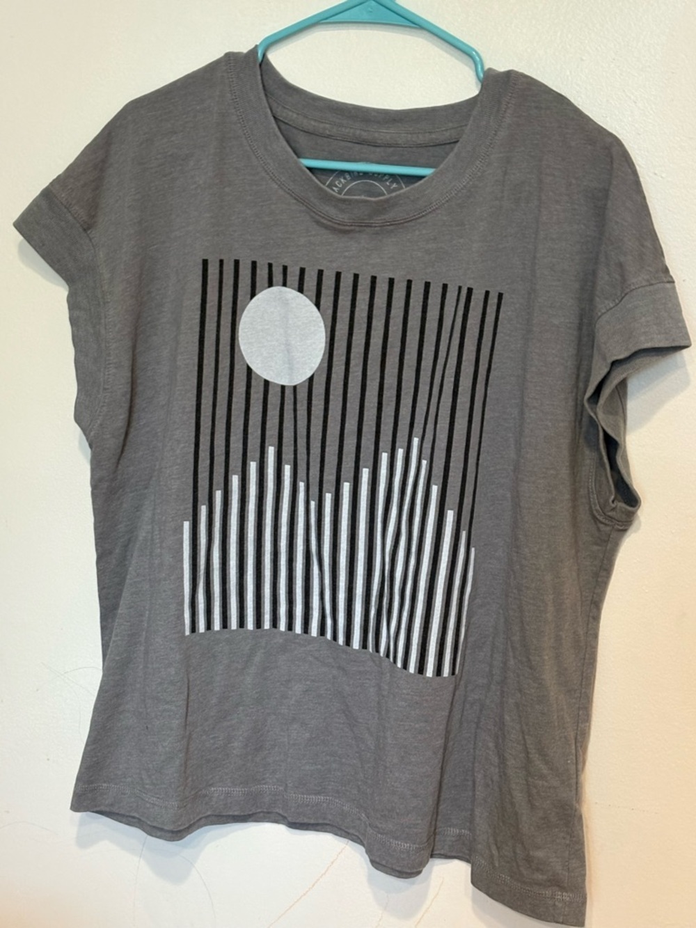Blackbird Supply Co Glacier National Park Tee Gray size large 10/12